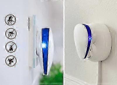 Multifunksjonell plug-in myggmiddel, ultralyd hjemme myggmiddel med LED-lys.