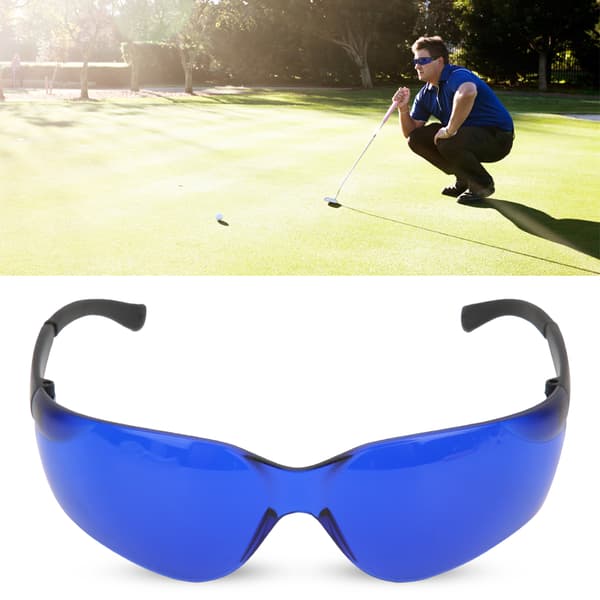 Golfpallon etsintälasit suurennusnäkymällä, ulkoiluurheiluaurinkolasit