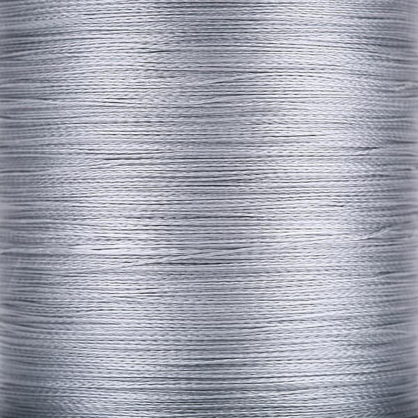 PE Multifilament Fiskelina, 4 Trådar, 500m, Grå, Supertålig, 1.5m