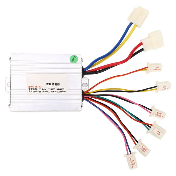 48V 350W Elcykel Controller Kit med Pedal Gas og Forlygte
