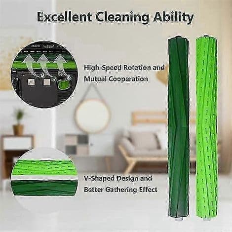 Reservedele til iRobot Roomba S9+ (9550) S9 (9150) - Robotstøvsugertilbehør - Rullebørster