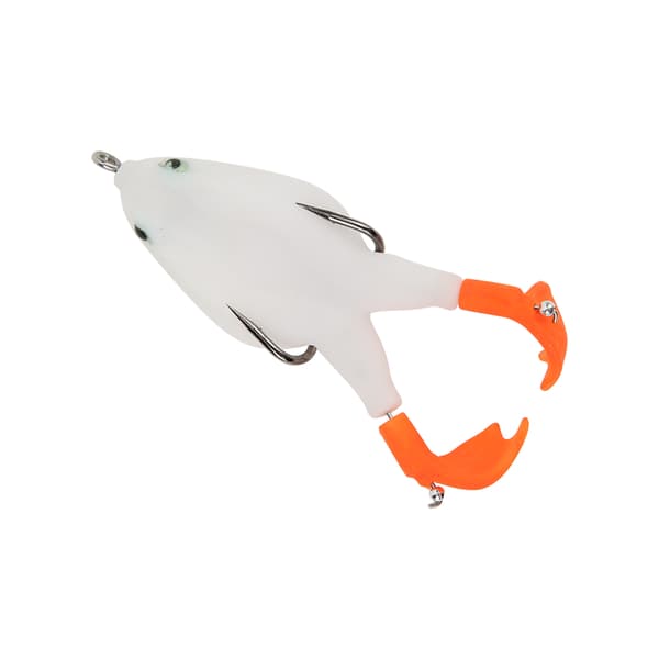 Frøfiskelokkemiddel med to propeller, fleksibel, holdbar PVC, simulation #7