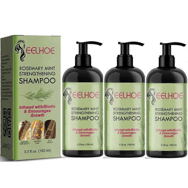 Ny rosmarinshampoo, rosmarin- og mynteshampoo, balsam
