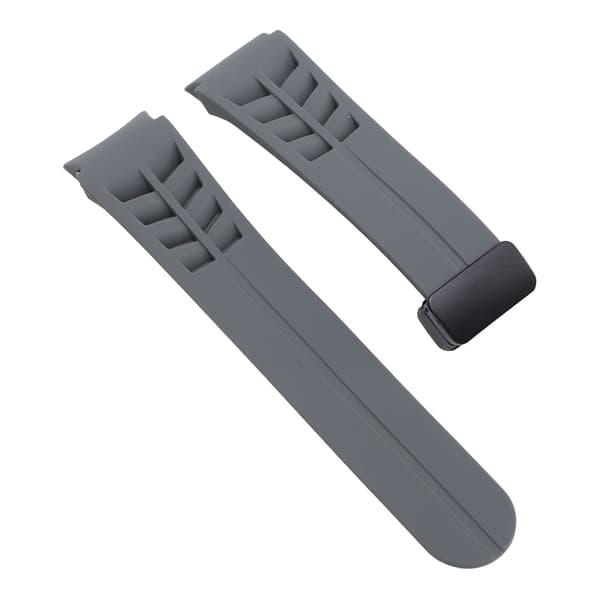 44mm silikonrem med magnetisk spenne for Galaxy Watch 7 6 5 4 Space Gray