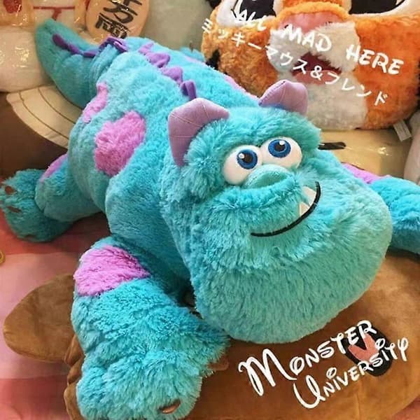 Sullivan blå plys pude fra Monsters University, 70 cm