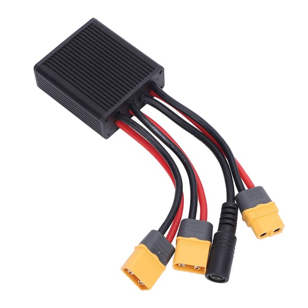 Dobbel batteriutladningsomformer 20V-72V 20A med ladekontakt parallellmoduladapter