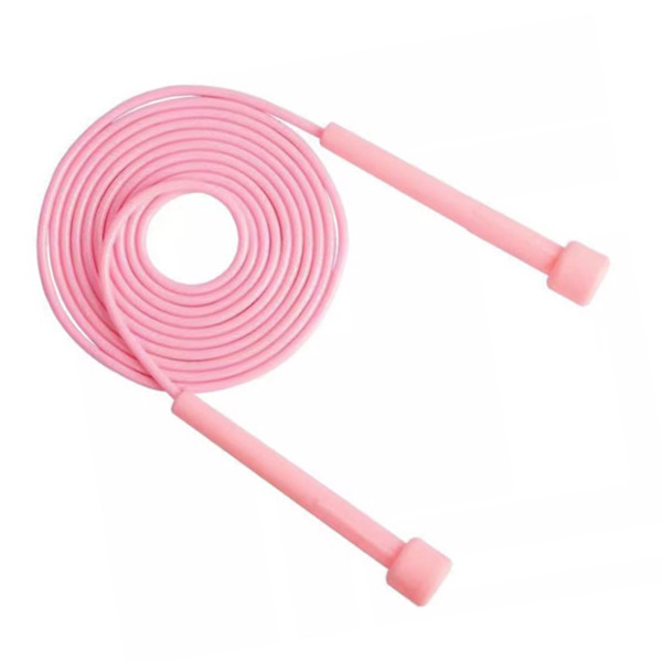 Justerbart hoppetau for trening, speedhoppetau for menn, kvinner, barn, rosa