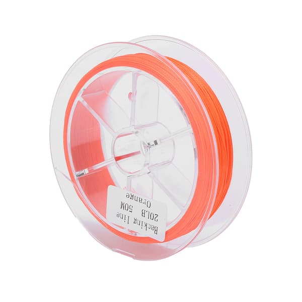 Vaxfri flugfiskelina 20LB 50m i orange polyester