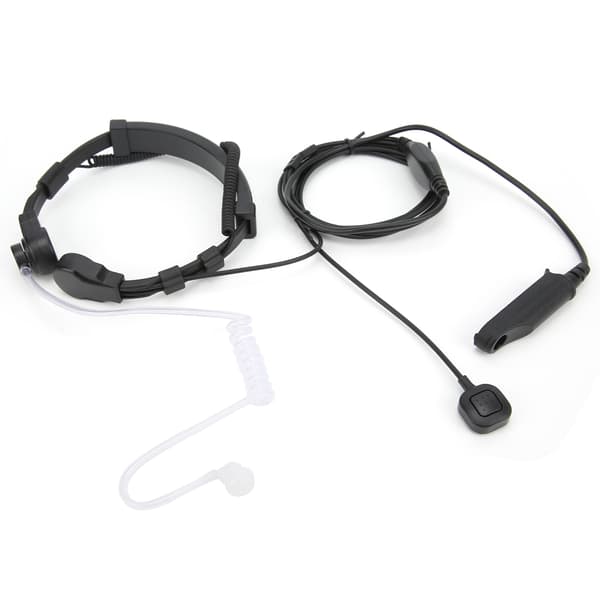 Hovedtelefoner med akustisk rør, halsvibrationsmikrofon, PTT til UV9R Plus BF9700 BFA58
