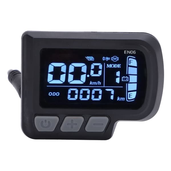 LCD-panel til 24-48V el-løbehjul med 6-bens vandtæt USB-stik LCD-EN06