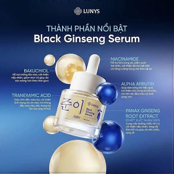 Sort ginseng kollagen ansigtsserum: forbedrer elasticitet, bekæmper ældning og reducerer ældningstegn. 20ml 2pcs