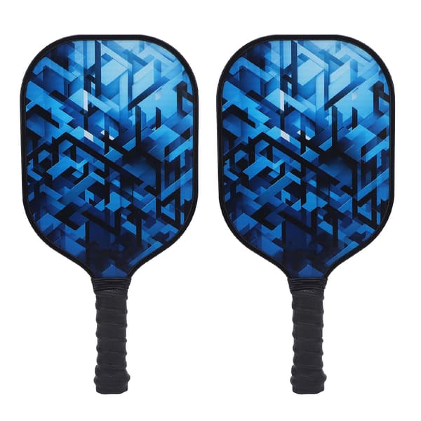 Fiberglas Pickleball Bat Sæt med Honeycomb Kerne, 2 Bolde og Taske