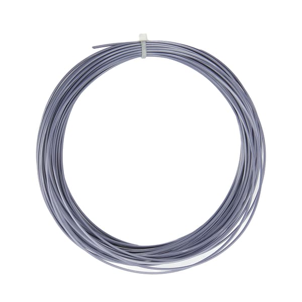 Hex Tennissträng 12m/39.4ft Slitstark Polyester 1.24mm/17 gauge Grå