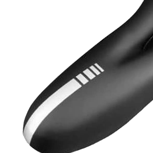 Bekväm mountainbikesadel med andningsbart luftflödeshål, svart