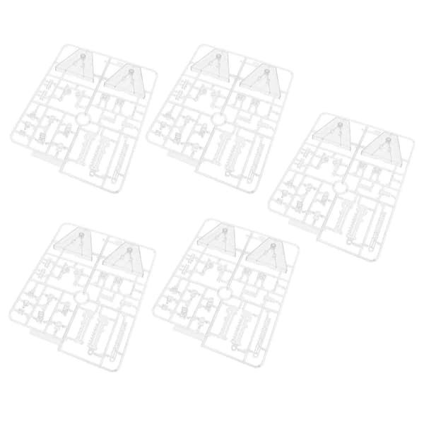 Set med 5 transparenta actionfigurställ för SD BB RG HG 1/144 skalmodeller