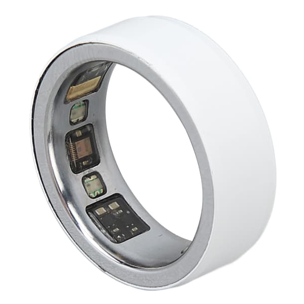 Smart Bluetooth helsering med søvn-, temperatur- og treningsmonitorering - IPX8 - Hvit - Størrelse 22