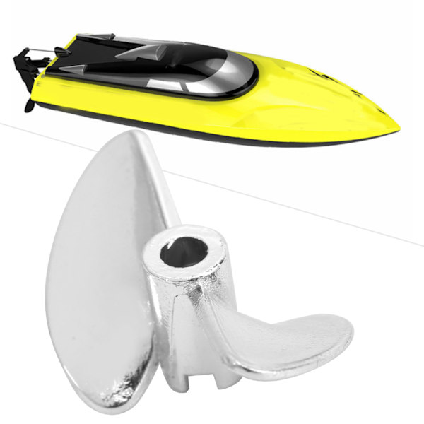 2 blade 35 mm propel i aluminiumslegering til FeiLun RC-både FT016 FT007 UDI Corpe