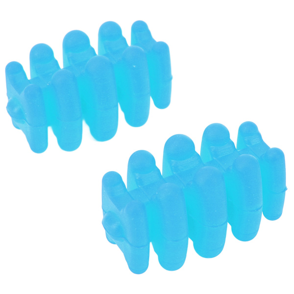 Silikone Bue Arm Stabilisator Vibrationsdæmper Universal til Compound Bue 2 stk Blå