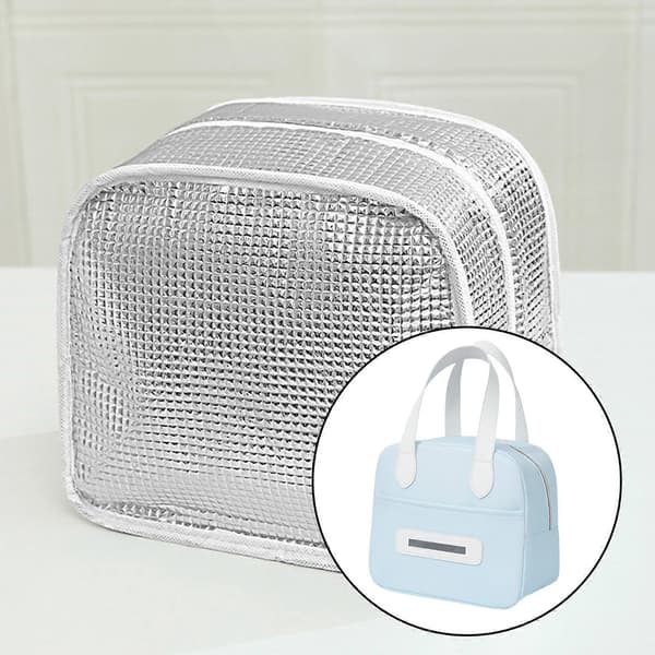 Bærbar lunsjpose, isolert kjølebag, matboks, søt isolert bag, matoppbevaringsboks, unisex.