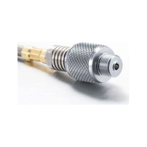 Adapter til gasblus. Forbindelse til campingslange.