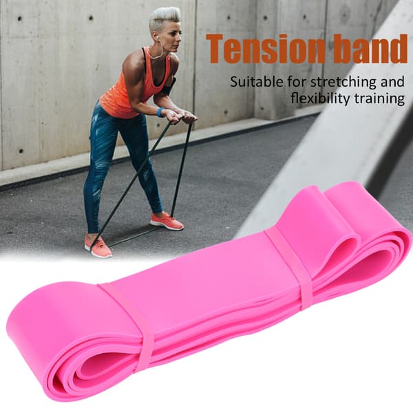 Yoga Loop Modstandsbånd til Styrke- og Konditionstræning, 1,3 cm Bred (Pink)
