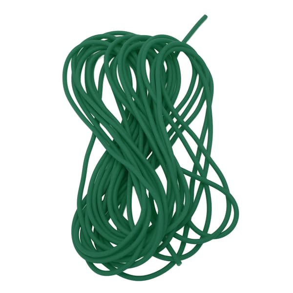 Elastisk latexreb 2,1 mm 5 m til tennistræning udendørs sport grøn