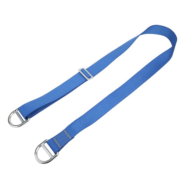 Justerbar flat stropp 1,5 m for fjellklatring med sikkerhetsbeskyttelse, polyester