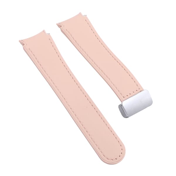 Magnetisk silikone urrem, svedafvisende, med quick release til Watch 6, 5 og 4, Pink.