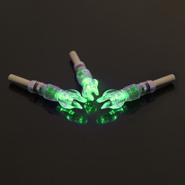 Belyst pilspets 3-pack 4,5 cm 6,2 mm LED PE Automatisk pilbågetillbehör