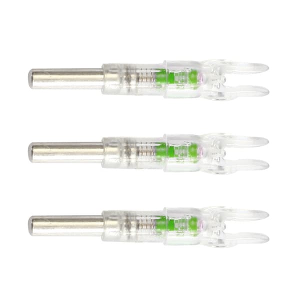 Oplyst pilespids 3-pak 4,5 cm 6,2 mm LED PE Automatisk bue- og pil-tilbehør