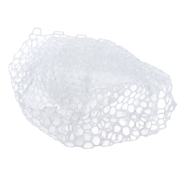 Myk gummi-mesh fluefiskehåv for ørretfangst og utsetting 32cm