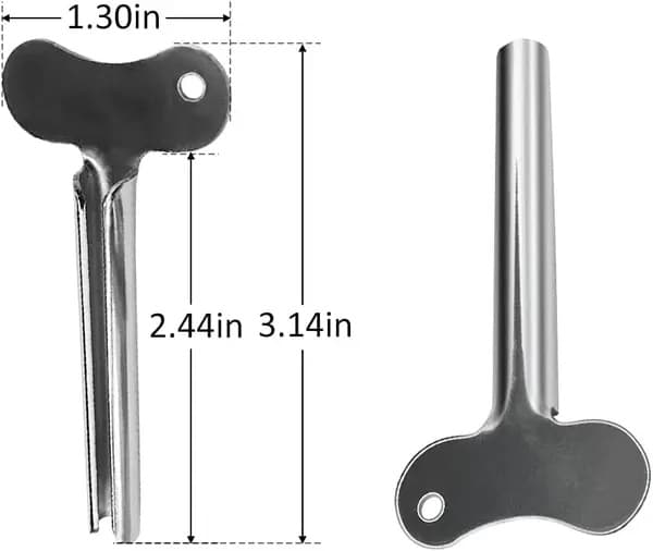 Gjenbrukbare rørklemmer i rustfritt stål, ergonomisk utformet, klem ut den siste dråpen, plassbesparende 12-pakning.