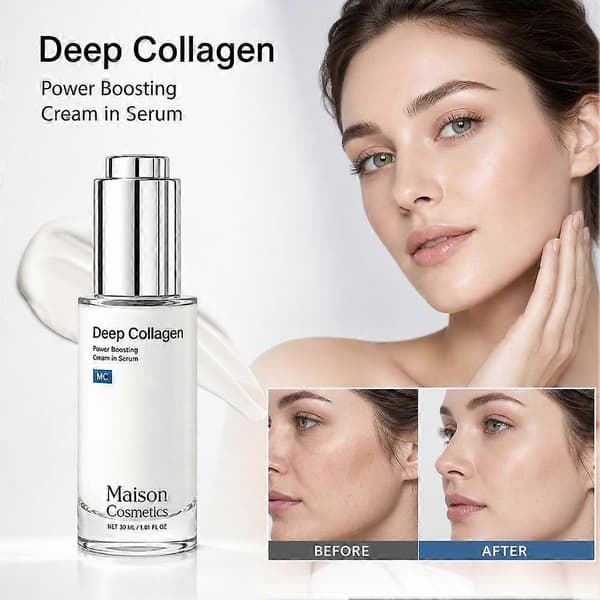 Maison Cosmetics Deep Collagen Serum - Revitaliserende Hydrerende Kremessens