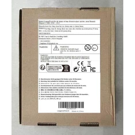LegendTech Bagrudeviskerblad og Armsæt, til Renault Megane 4 MK4 2016 – 2022