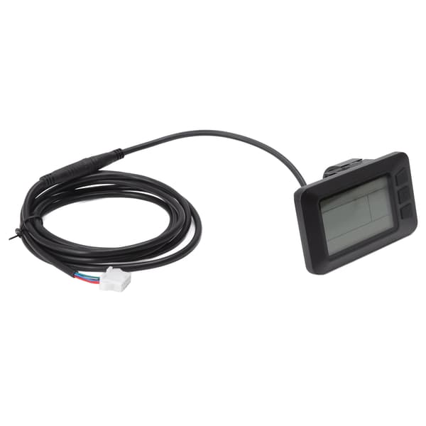LCD Speedometer til El-cykler 24V 36V 48V 5-bens Stik Vandtæt KT Controller