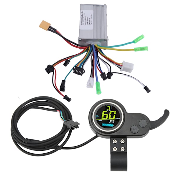 350W El-scooter Controller Kit med LCD-panel og Tommelfingergas til 48V 60V