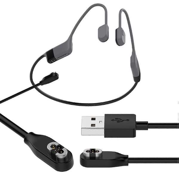 Magnetisk lader for Shokz Openswim Pro S710 benledningshodetelefoner (1 meter)