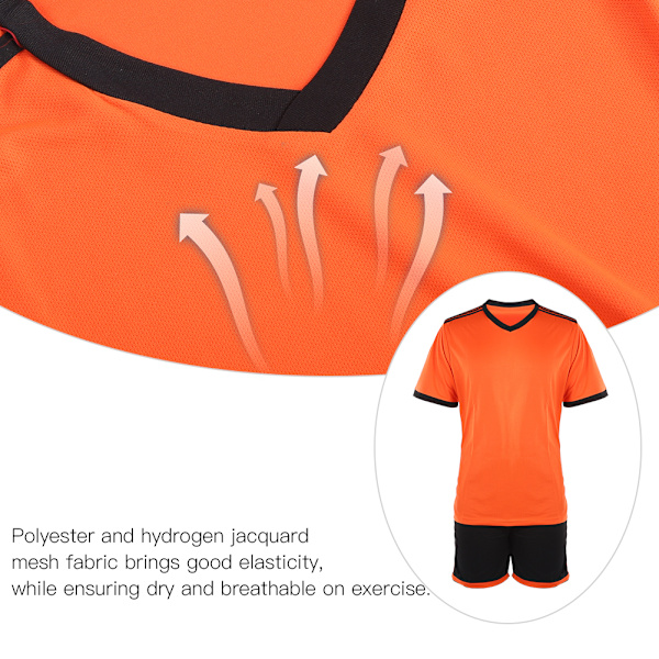 Fodbolddragt til mænd, sommershorts, træning, konkurrenceuniform