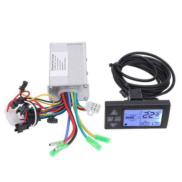 24V-48V 350W borstlös motorstyrenhet med LCD-skärm, regntätt kit