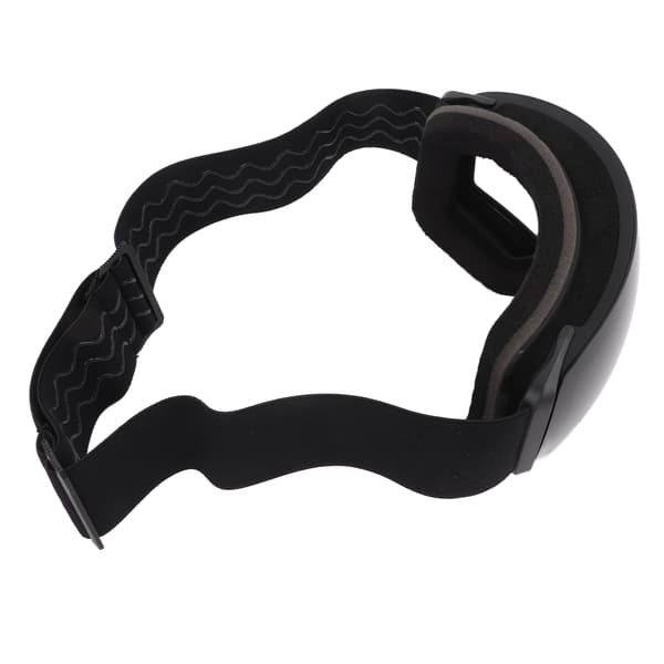 Skibriller med utskiftbare magnetiske linser, antidugg, doble lag, for menn og kvinner, svart