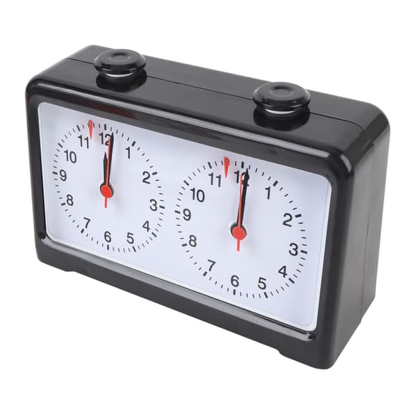 Analog mekanisk schackklocka med stabil bas, hög precision, tyst knapp för tävlingar