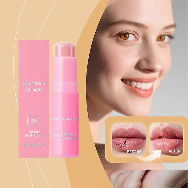PDRN Pink Collagen 5% Plumping Multi-Effect Leppebalsam