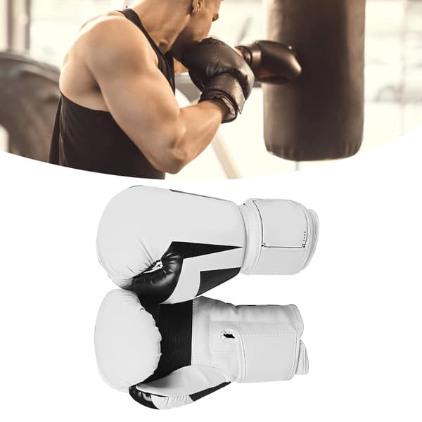 10oz boksehansker for trening, menn, kvinner, voksne og barn, hvit