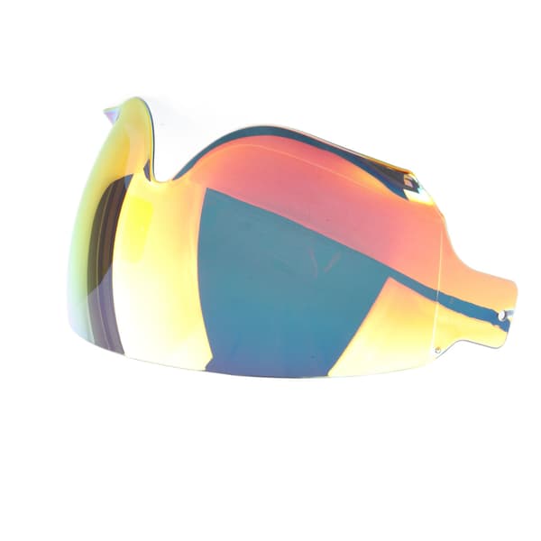 PC motorcykelhjelmlinse med UV- og solbeskyttelse til JO EX ZERO CJ 3 Revo Dark Tea Red