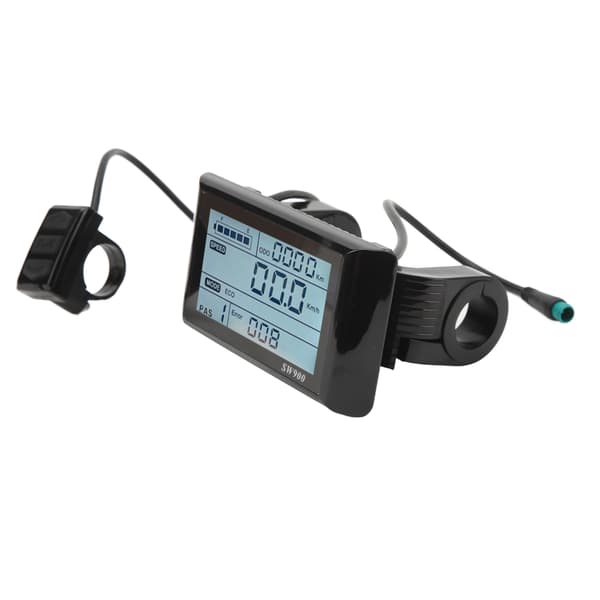 LCD-skjerm for elsykkel 5-pinners 24V 36V 48V Lett vanntett kontrollpanel