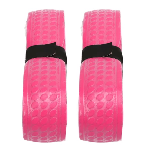 2 stk. tykt svedabsorberende griptape til tennis- og badmintonketchere - pink