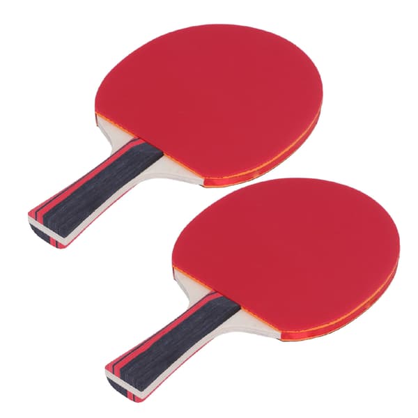 Professionellt bordtennisracketset med 3 bollar och högelastiskt halkfritt greppskydd