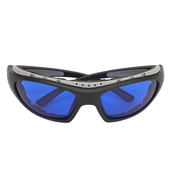 Golfbollssökningsglasögon PC Bred Syn Anti-Slip Skydd med Blå Linser och Grå Ram