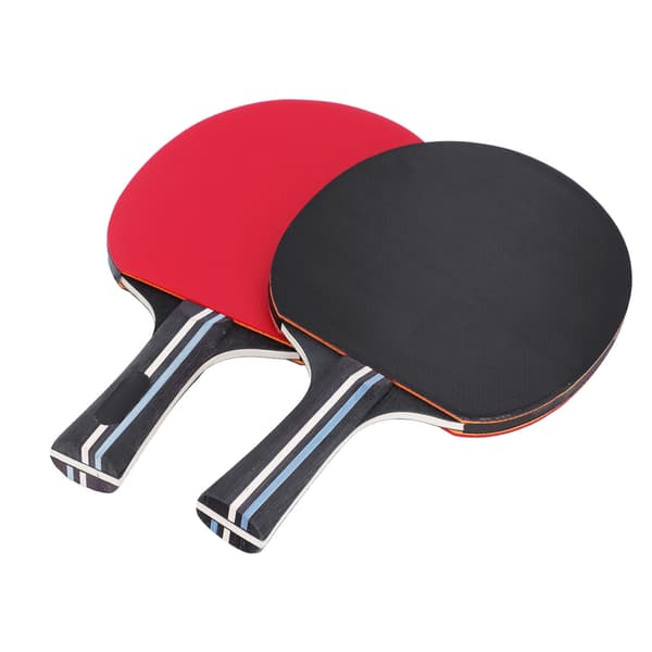 BSK-6 Bordtennisbat Sæt med 2 Bat, 3 Bolde, Skridsikkert Greb til Begyndere