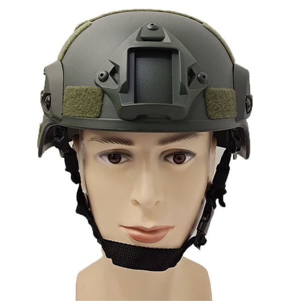 Militär fältspelshjälm, multifunktionell, cykelutrustning, grön OD